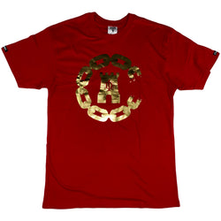 Crooks & Castles - Chain C 10yr SS Tee (red)