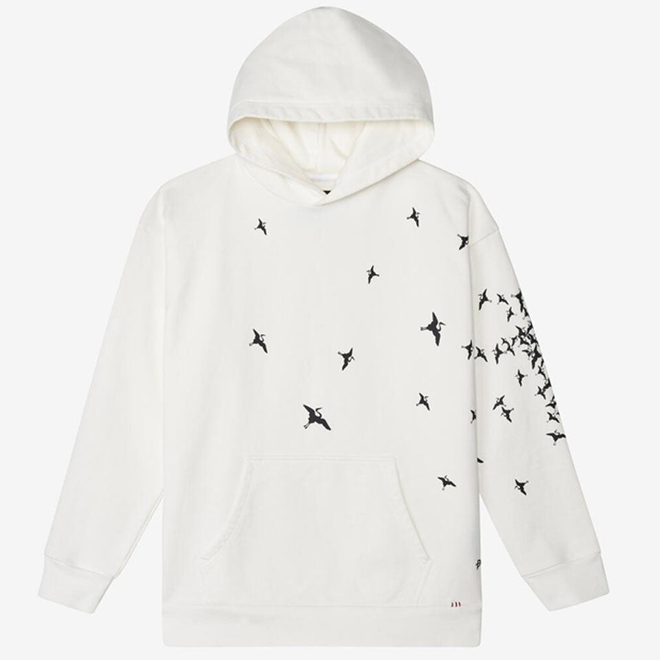 Dead. Than. Cool. - White Crane Logo Hoodie