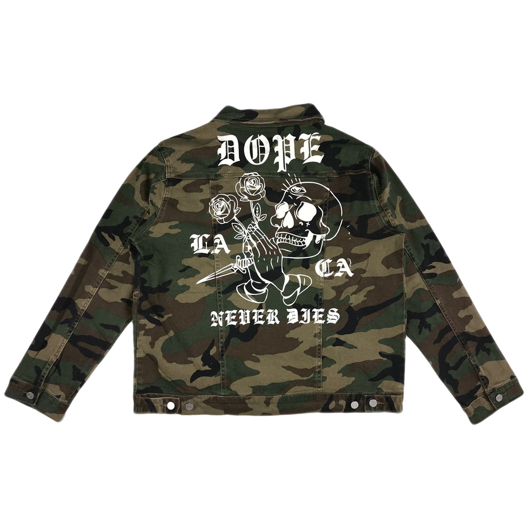 Dope Camo Jean Jacket