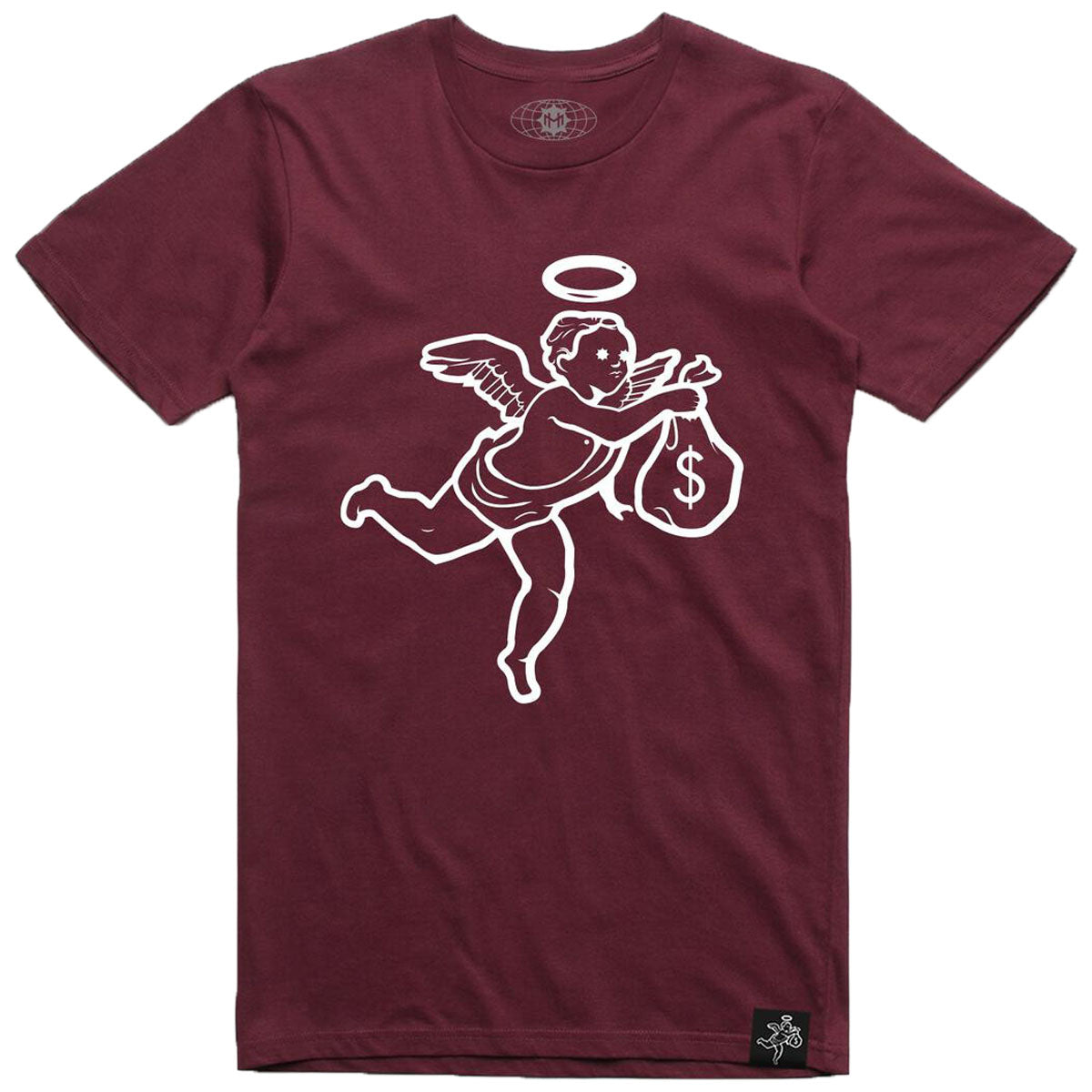 Hastamuerte - Get Money Angel Tee (burgundy)