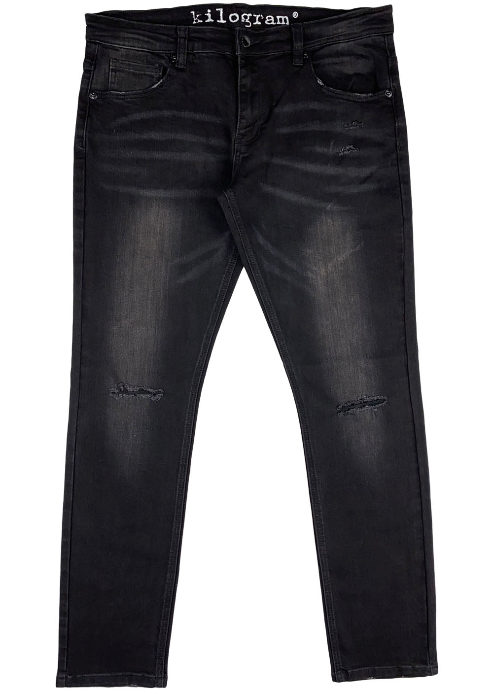 KILOGRAM -5 Pocket Knee Rip (black wash)