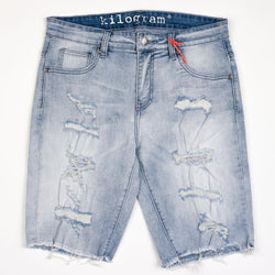 Kilogram - Cut Off Lite Blue Shorts