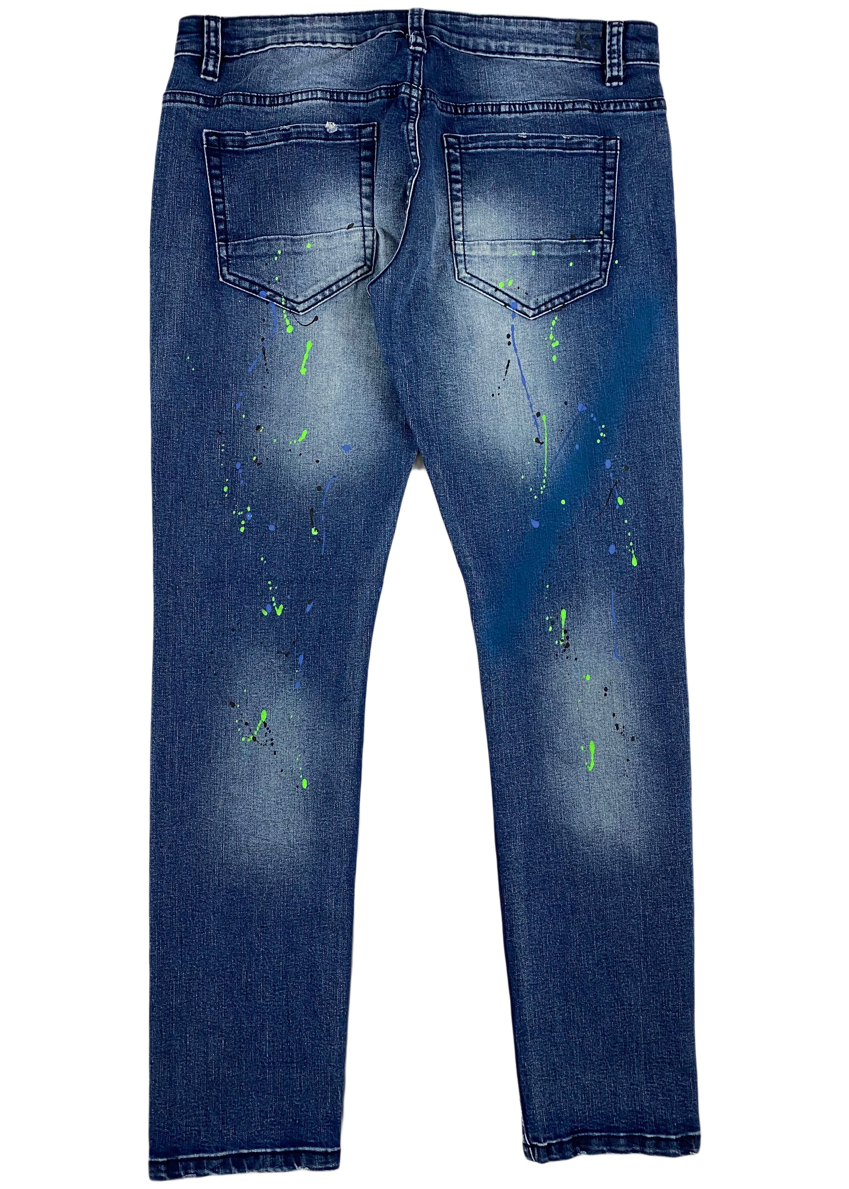 Kilogram - Medium Blue/Green Paint Splash