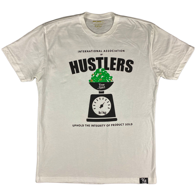 Krispy Addicts - Association of Hustlers Tee (white)