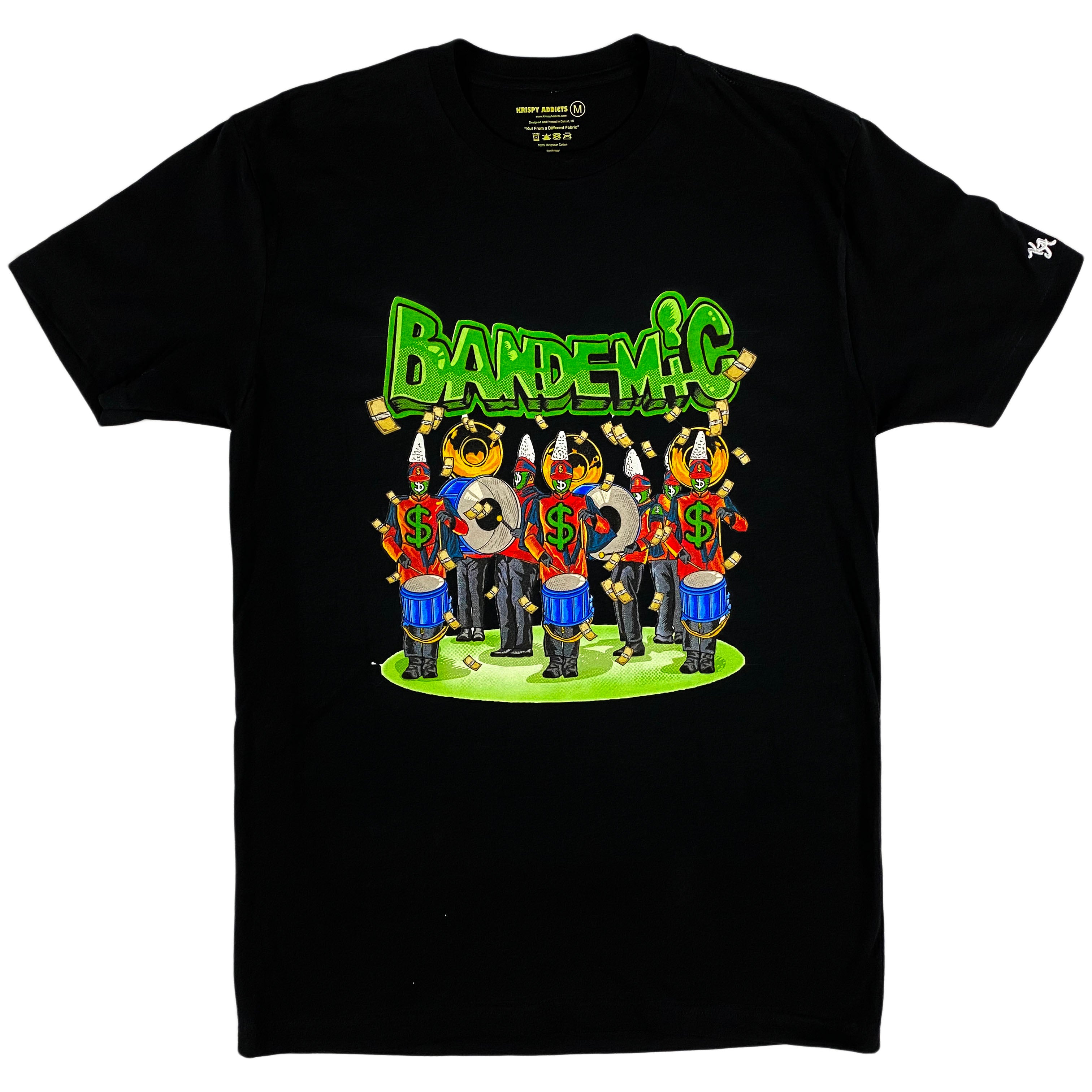 Krispy Addicts - Bandemic Tee Black