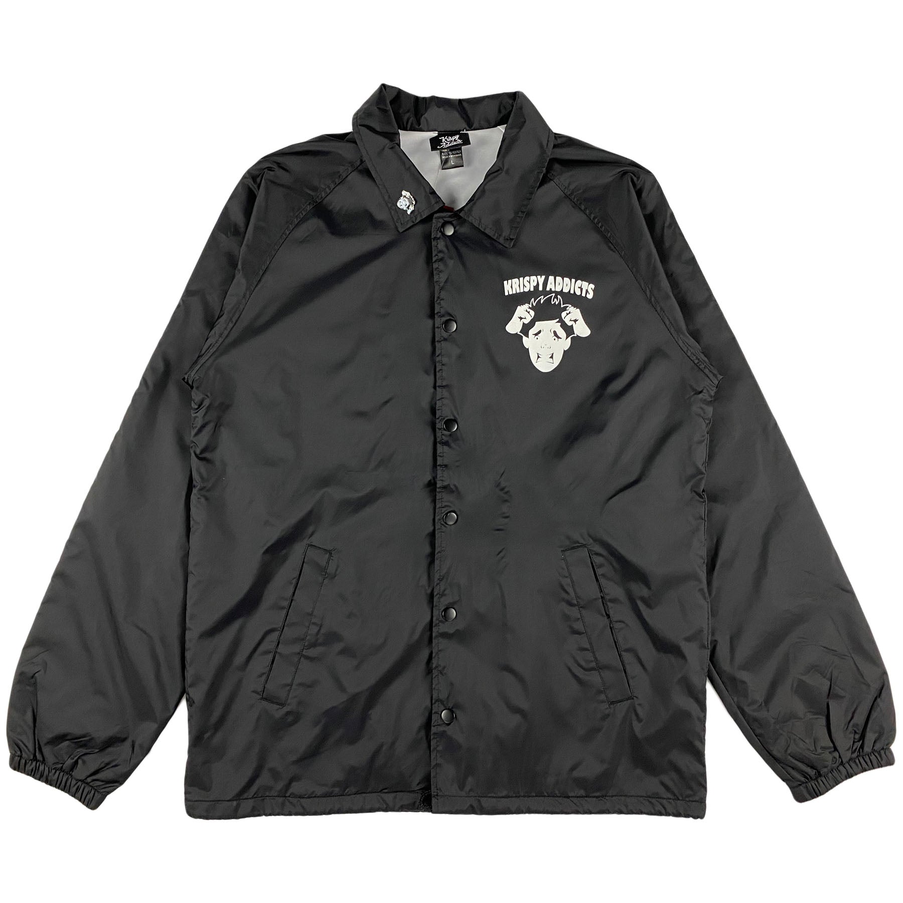 Krispy Addicts - Coach Jacket (black)