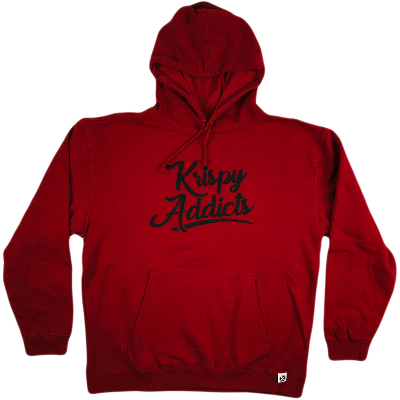 Krispy Addicts - Hoodie (red/black)