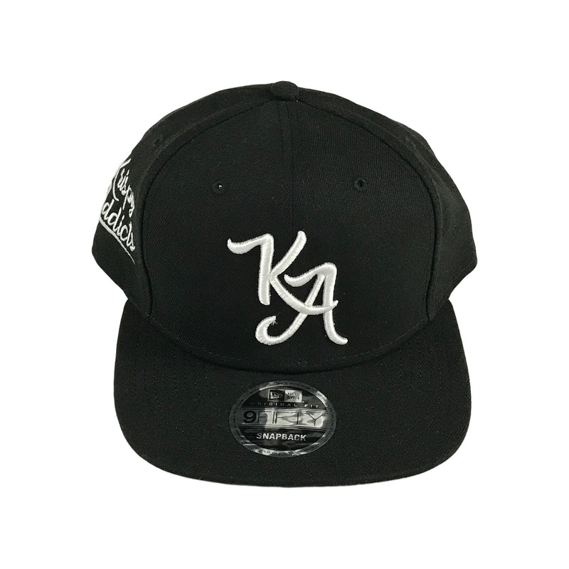 Krispy Addicts - KA Logo Snapback  BLACK (WHITE)