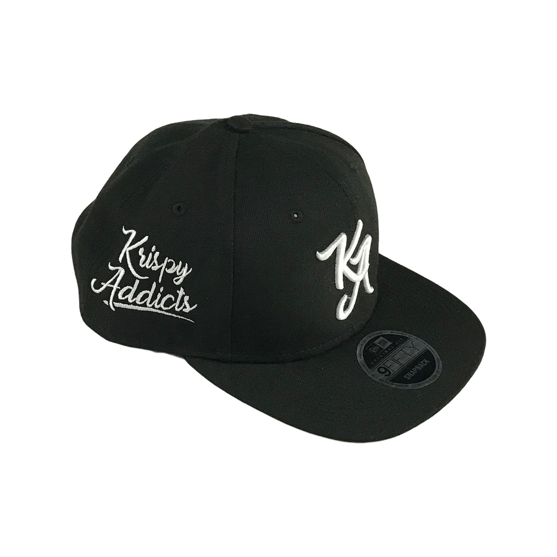 Krispy Addicts - KA Logo Snapback  BLACK (WHITE)