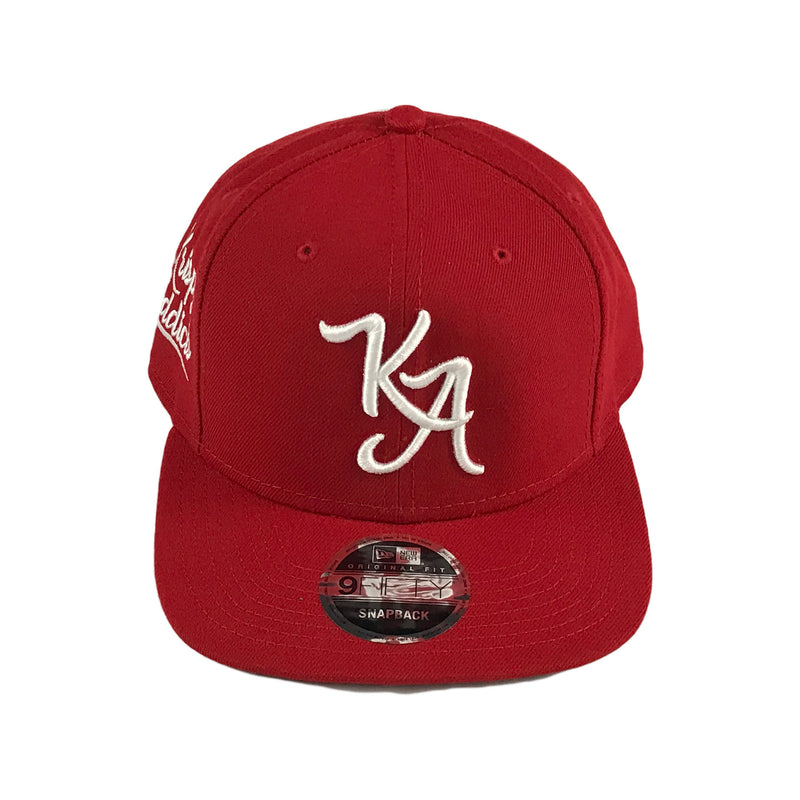 Krispy Addicts - KA Logo Snapback (red)