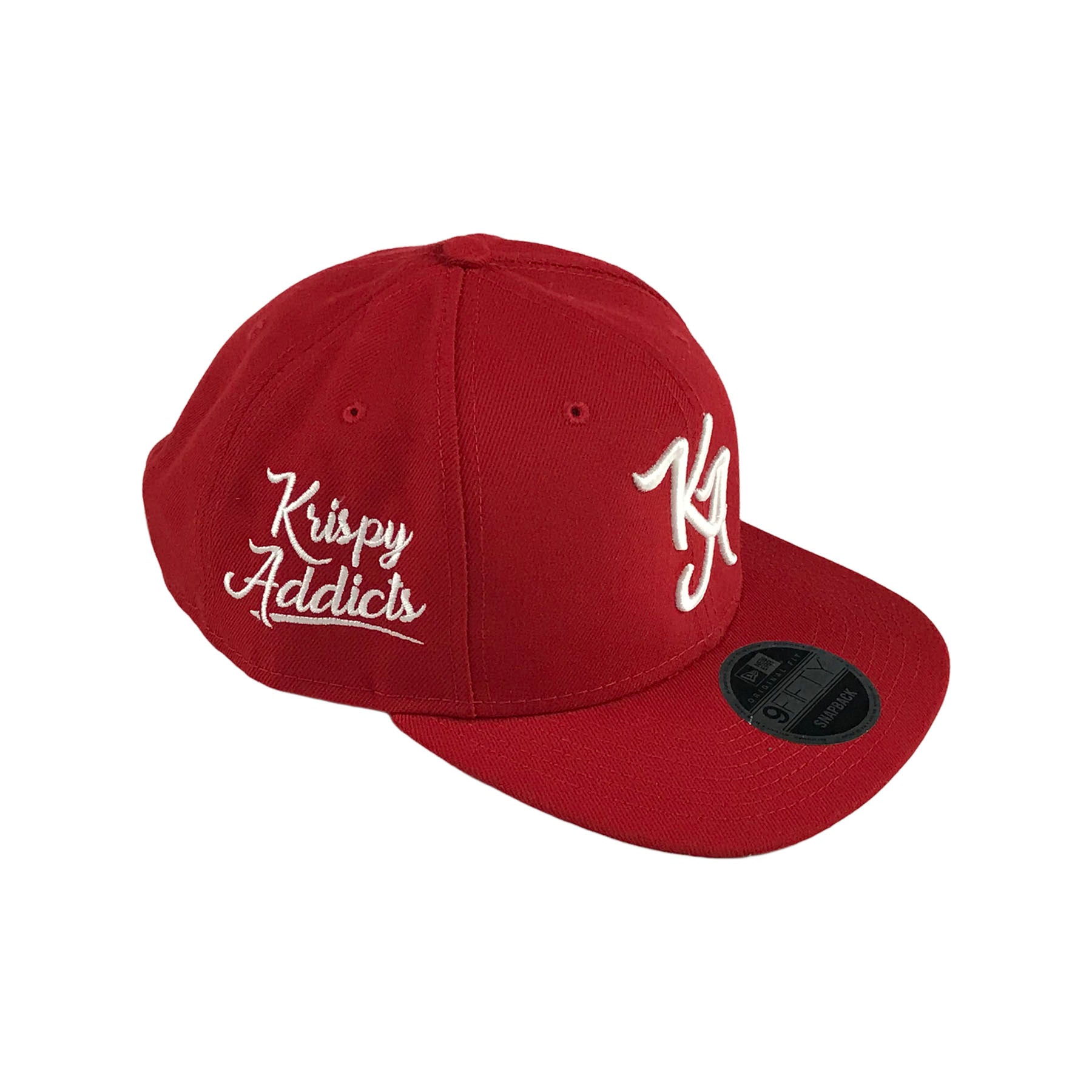 Krispy Addicts - KA Logo Snapback (red)
