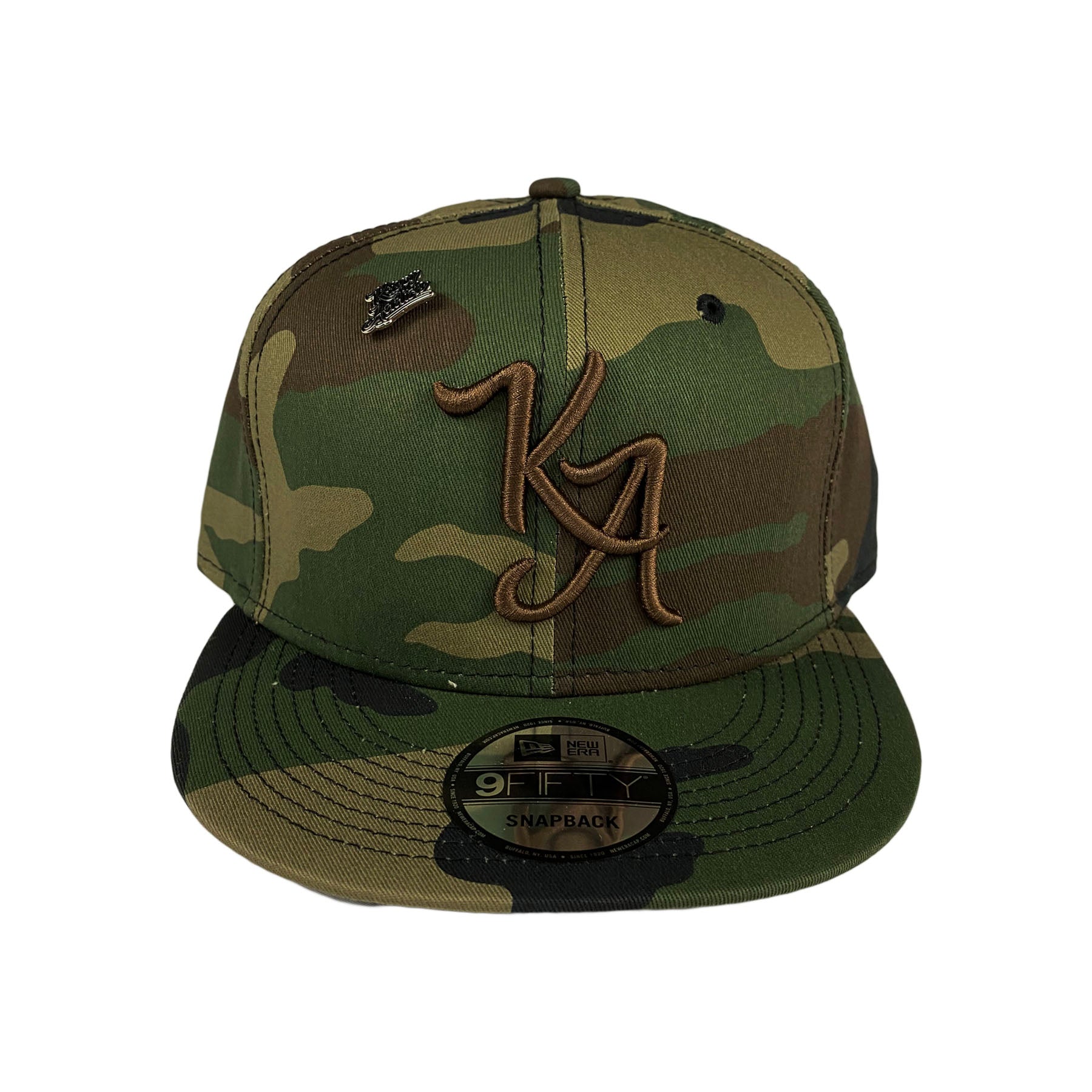 Krispy Addicts - KA Logo X New Era Snapback Camo (brown)