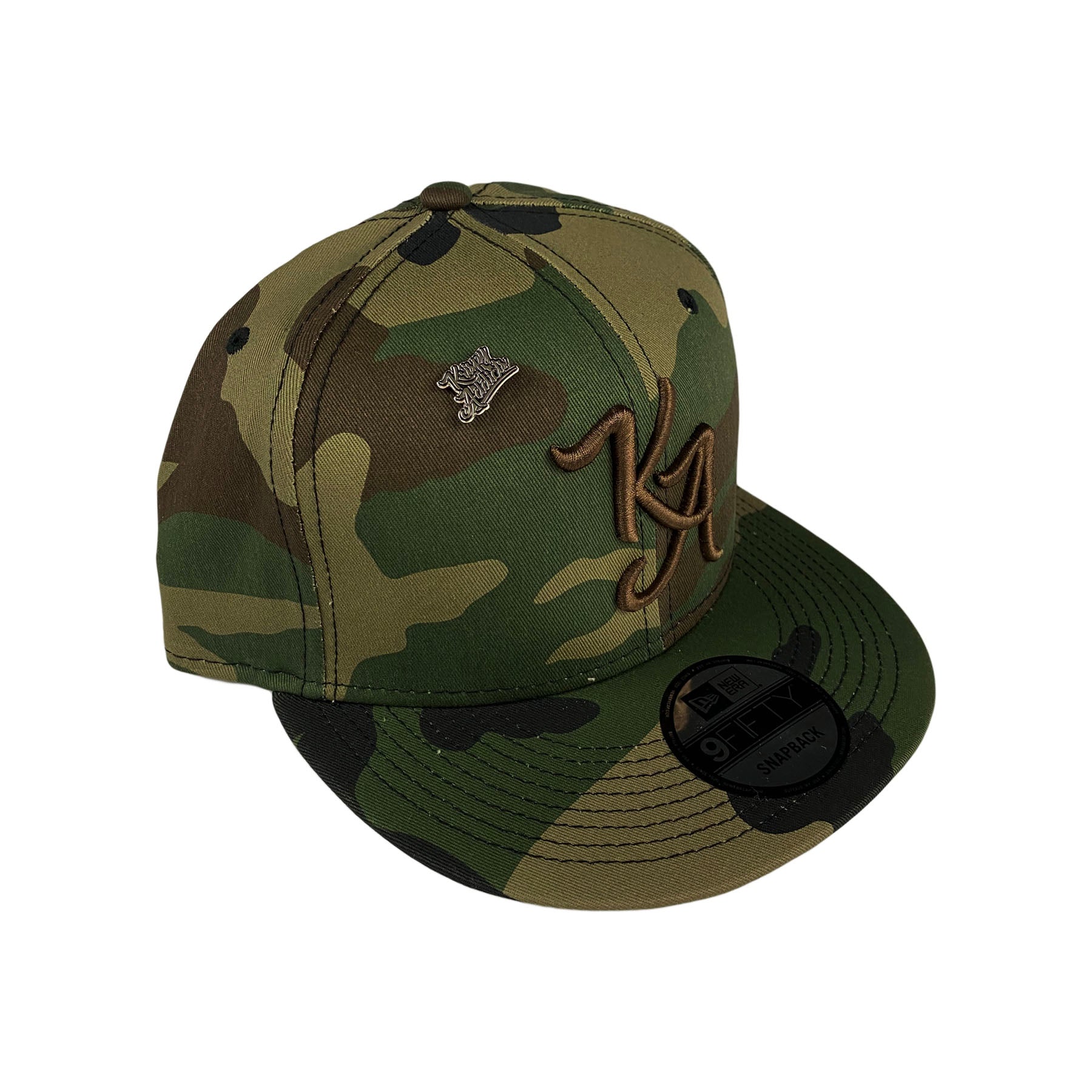 Krispy Addicts - KA Logo X New Era Snapback Camo (brown)