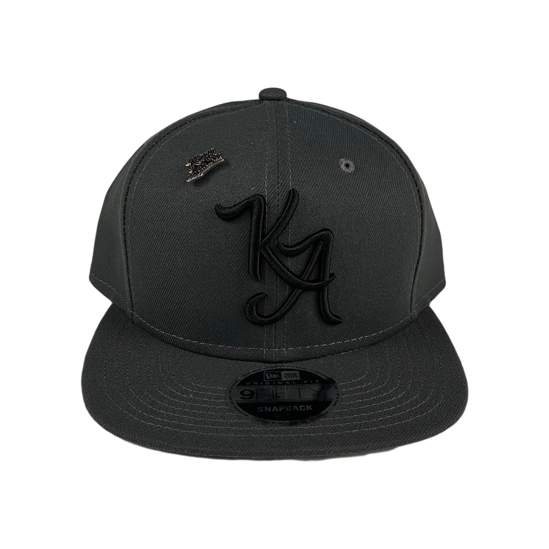 Krispy Addicts - KA Logo x New Era Snapback Charcoal Grey (black)