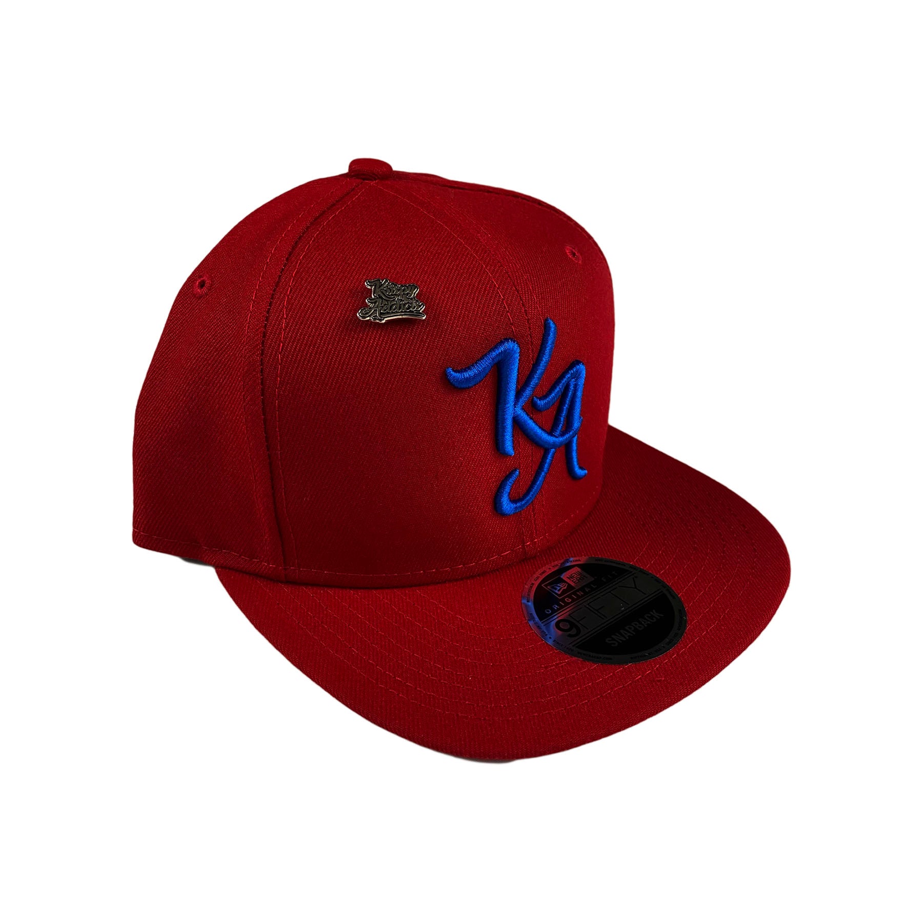Krispy Addicts - KA Logo x New Era Snapback Red (royal blue)