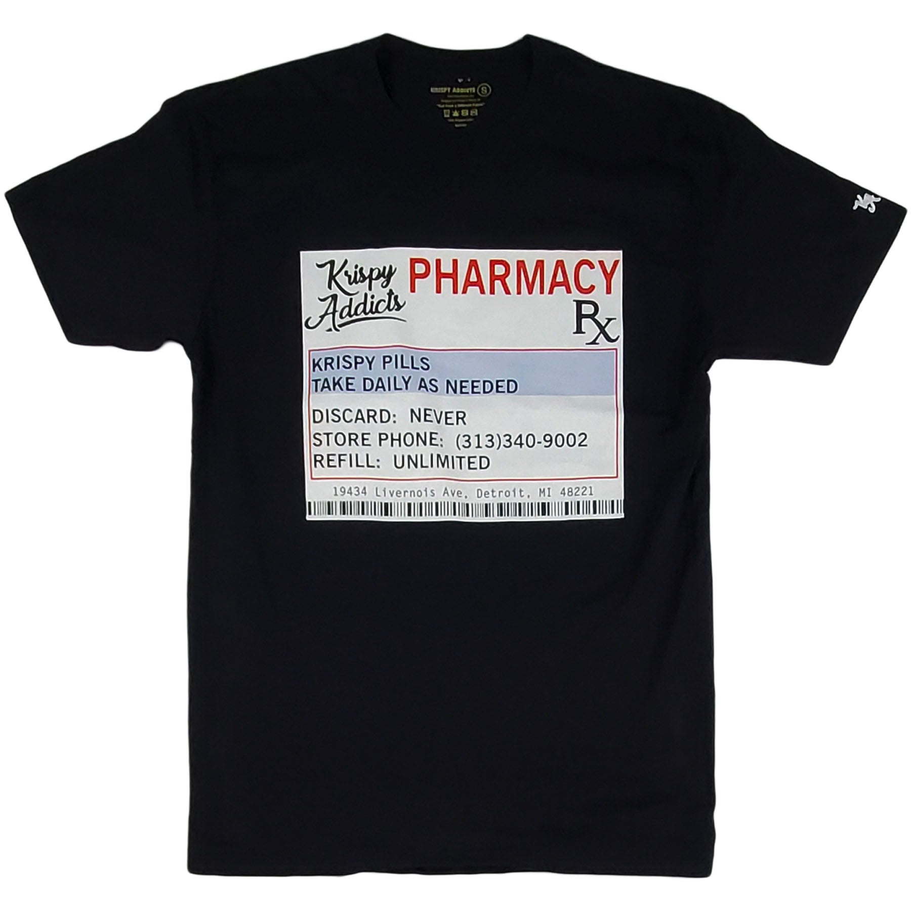 Krispy Addicts - KA Script Tee (black)