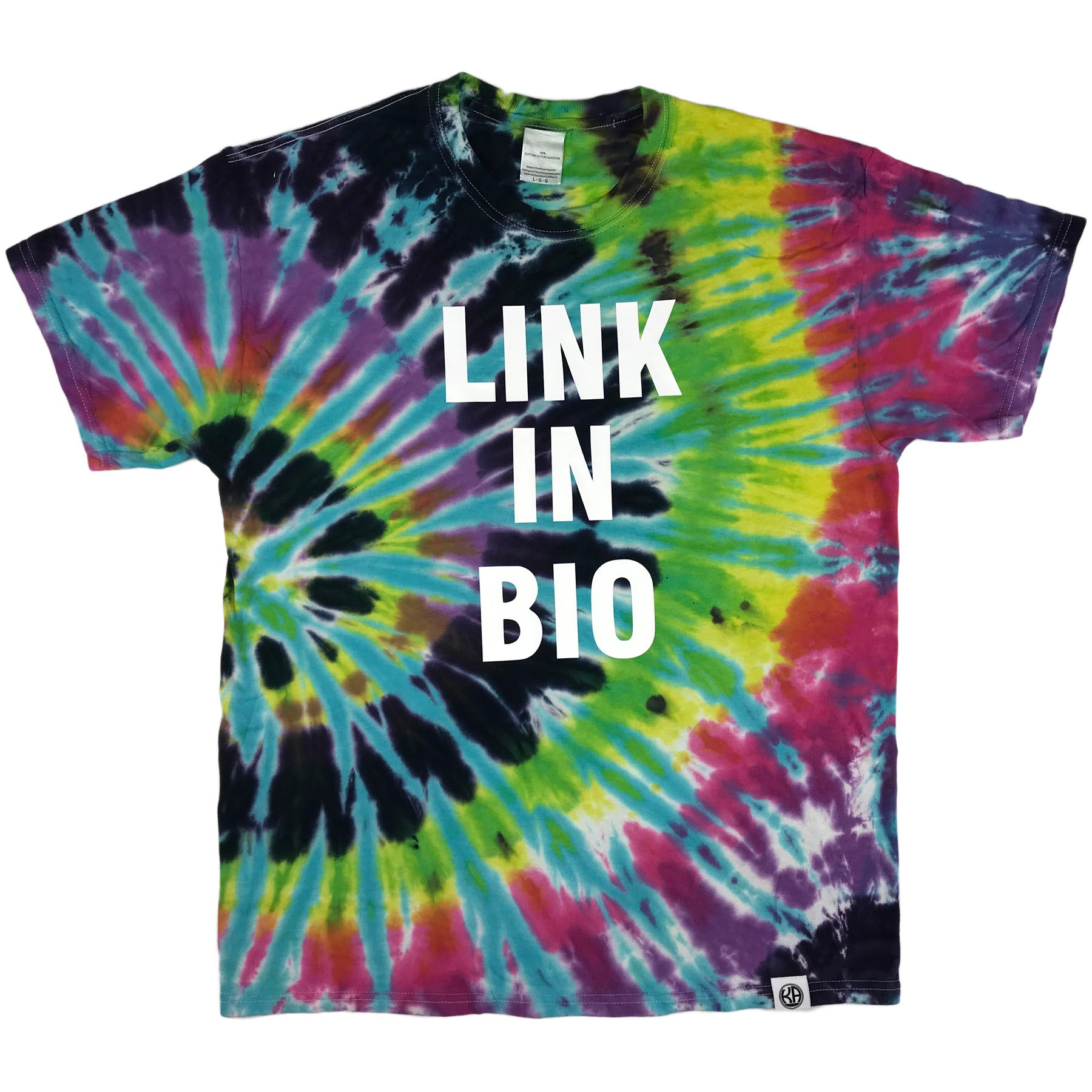 Krispy Addicts - Link In Bio Tie Dye Tee (multicolor)