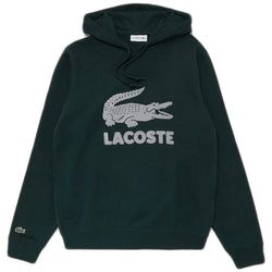 LACOSTE - Hooded Fleece Sweatshirt With Printed Logo [SH2169] (green)
