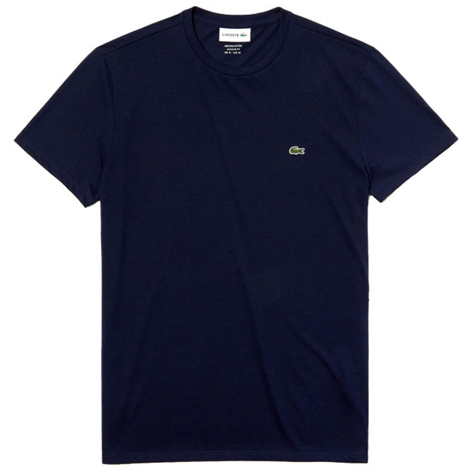 Lacoste - Crew Neck Pima Cotton Jersey T-shirt (166 navy blue)