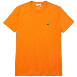 Lacoste - Crew Neck Pima Cotton Jersey T-shirt (lantern orange)