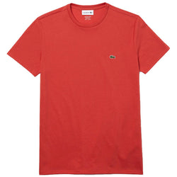 Lacoste - Crew Neck Pima Cotton Jersey T-shirt red