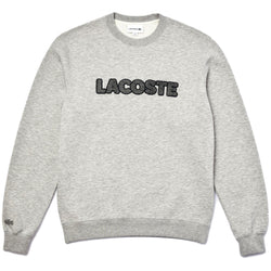 Lacoste - SH1967-51 Wool Blend Patch Sweatshirt (silver chine)