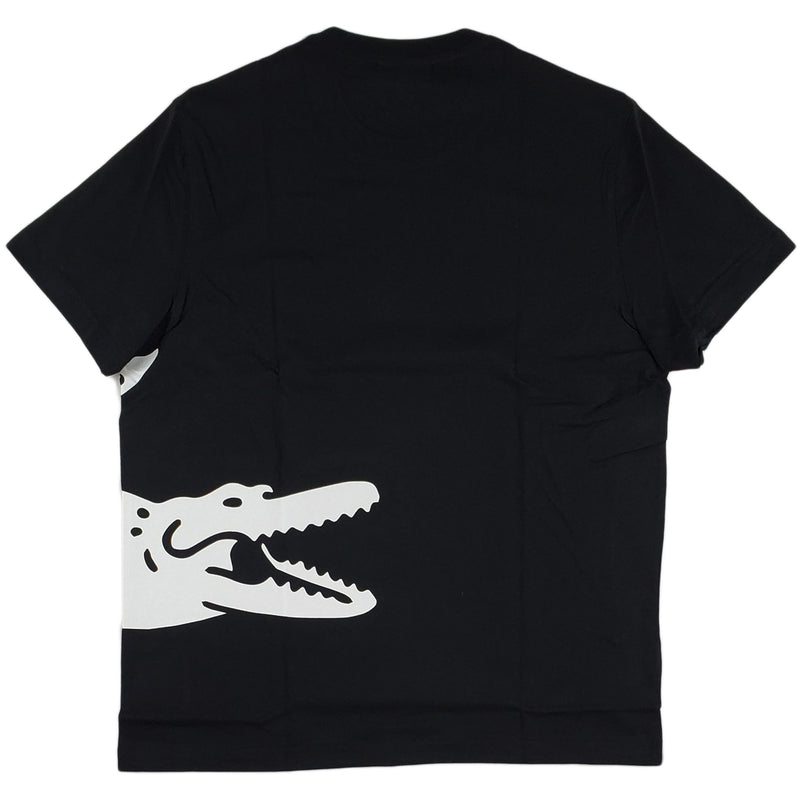 Lacoste - SS Jersey Tee with Big Lacoste Crocodile 'pack' (black)