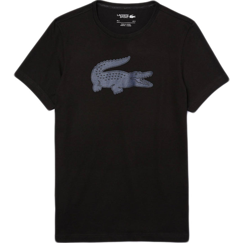 Lacoste - Sport 3D Print Crocodile Breathable Jersey T-shirt (black/cosmic)