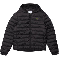 Lacoste - Sport Hooded Water-Resistant Quilted Jacket [bh1531] (black)
