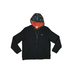 Lacoste Sport Contrast Hood Fleece Zip (black)