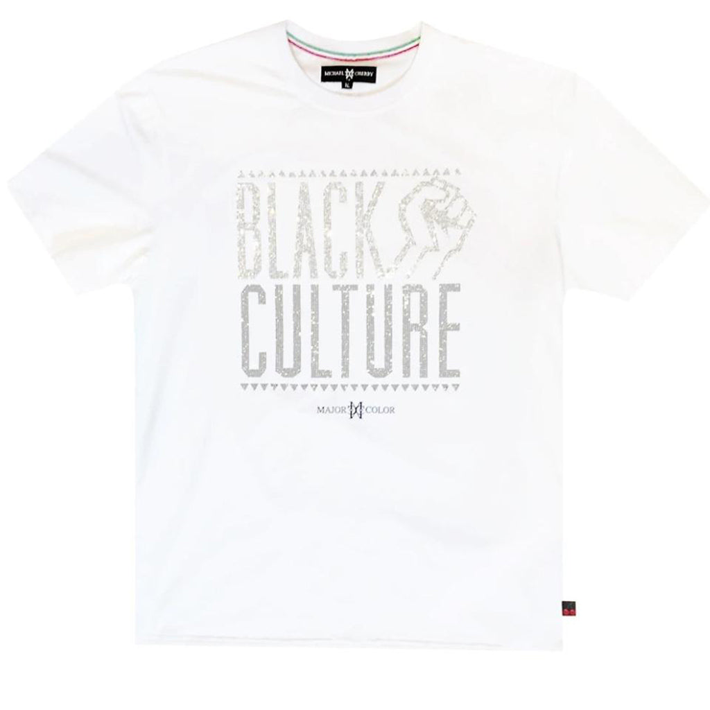 Michael Cherry - Black Culture Tee (white)