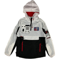 Nortic Down - Jacket Pullover Hoodie (black and white)