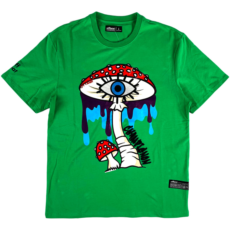 Offbeat - Eyed Champignon S/S T-shirt (kelly green)