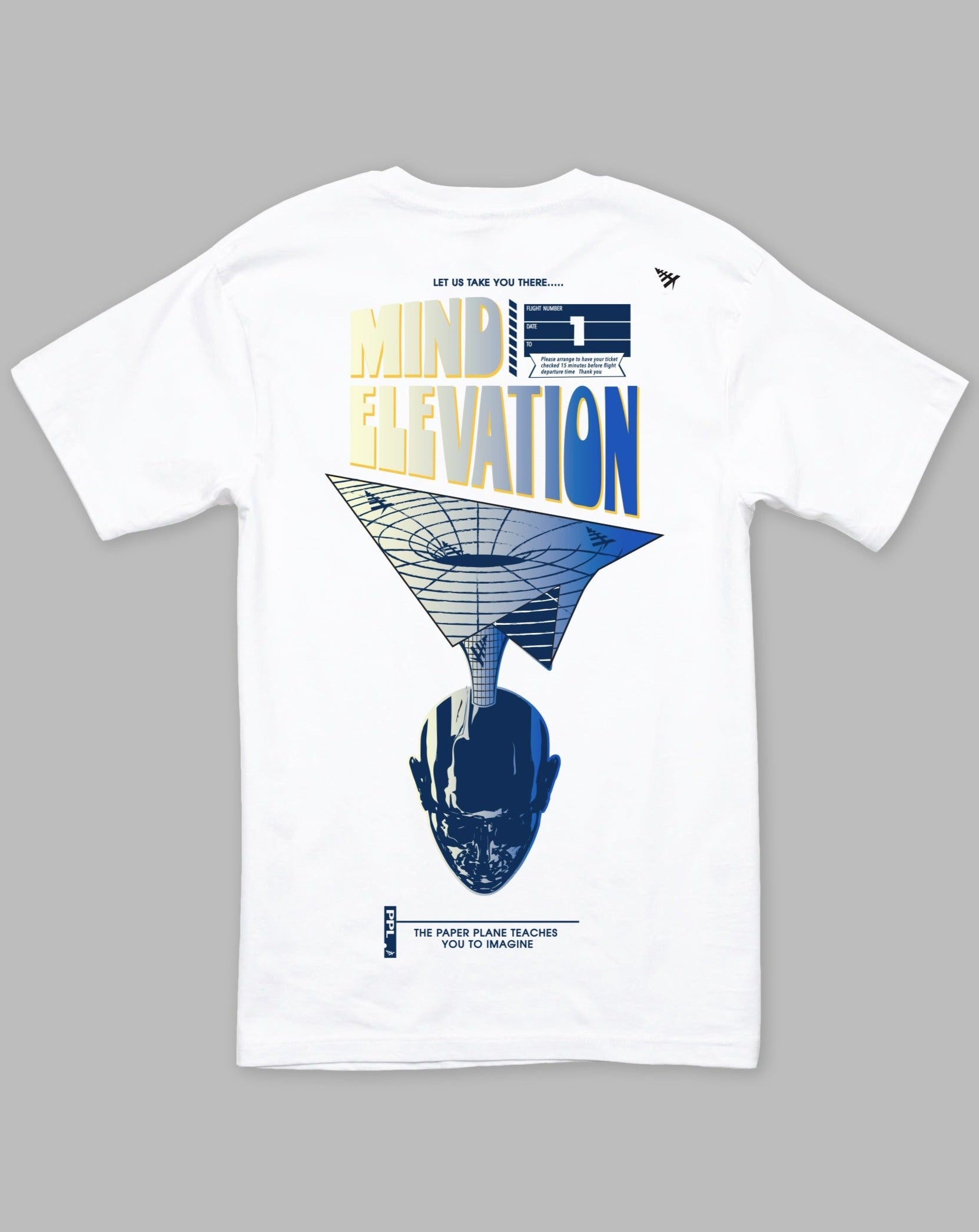 PAPER PLANES - MIND ELEVATION TEE (WHITE)