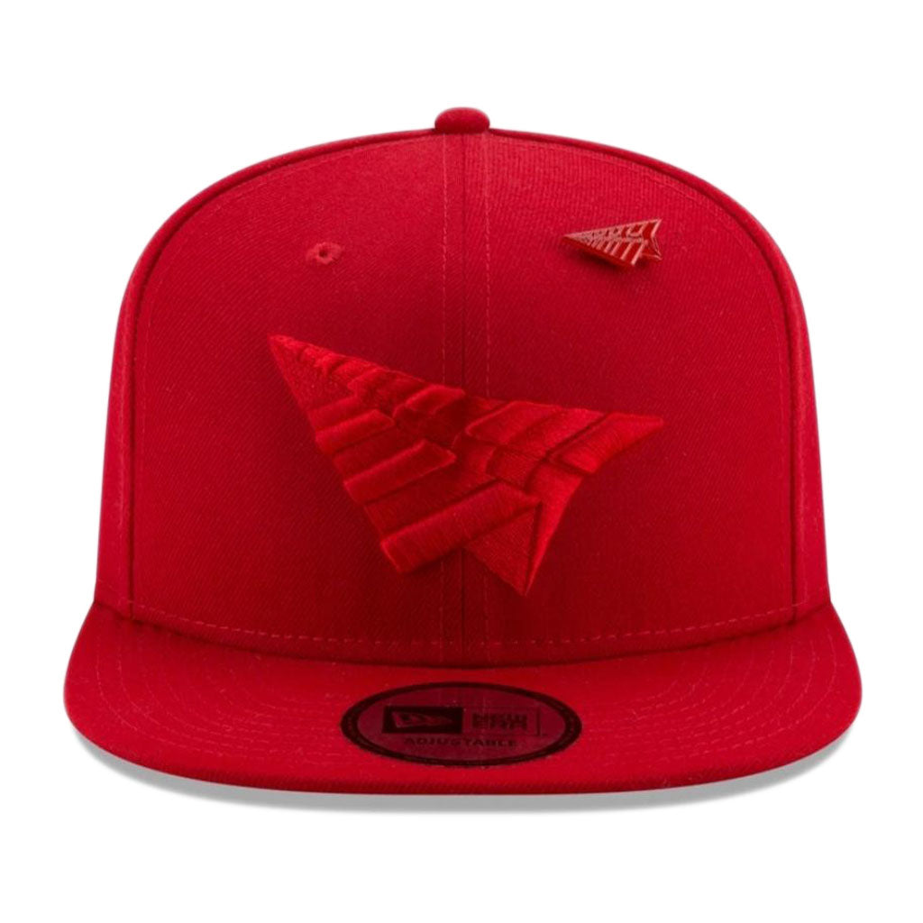 Paper Planes Triple Color Crown Old School Snapback Red
