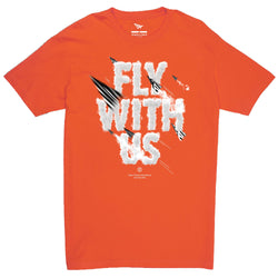 Paper Planes - Fly With Us Tee (orange)