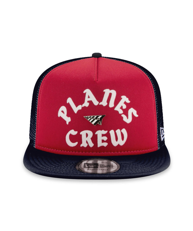 Paper Planes - Planes Crew Trucker Two Tone Old School Snapback (red/n ...