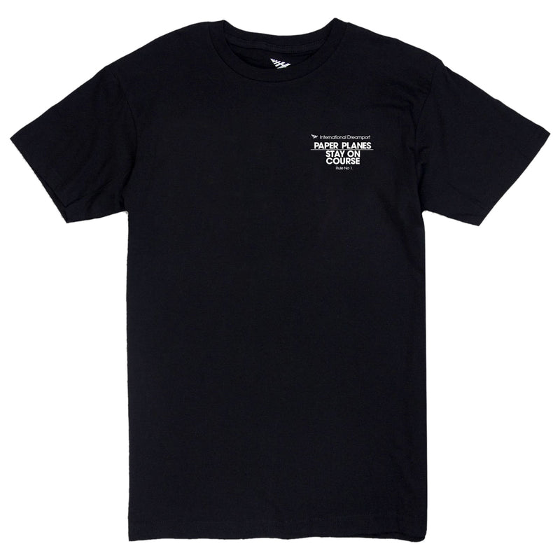 Paper Planes - Stay On Course Tee (black)