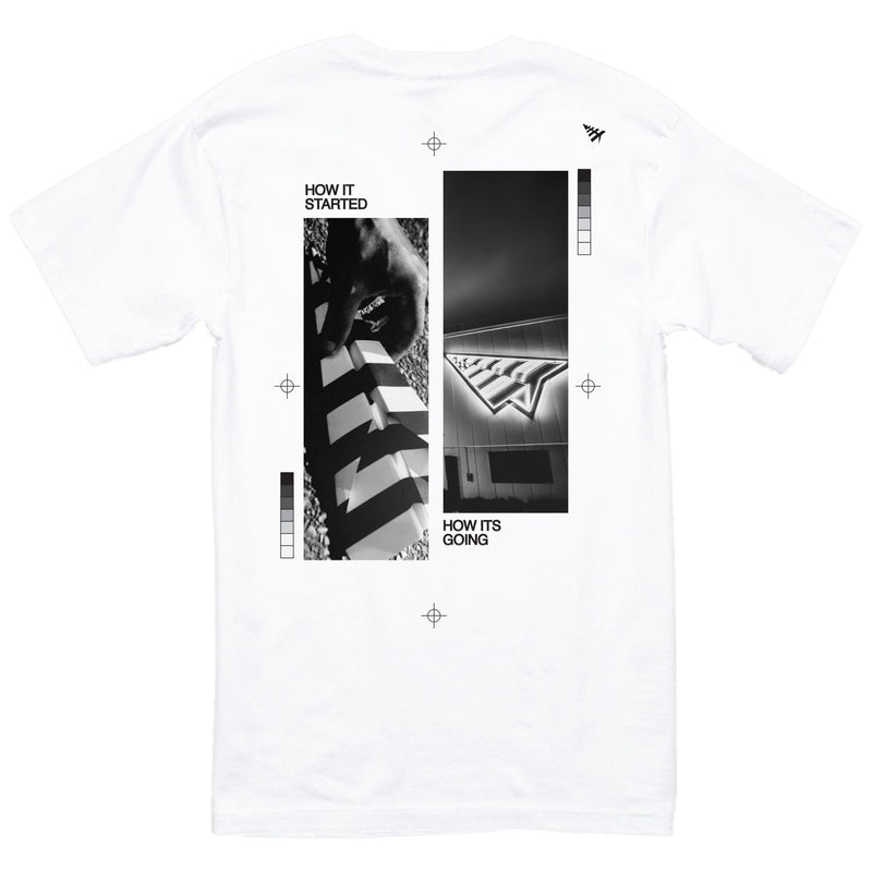 Paper Planes - Stay On Course Tee (white)