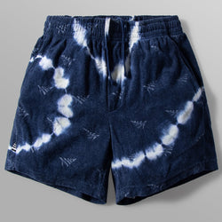 PAPER PLANES - DO OR DYE TERRY CLOTH SHORT - NAVY