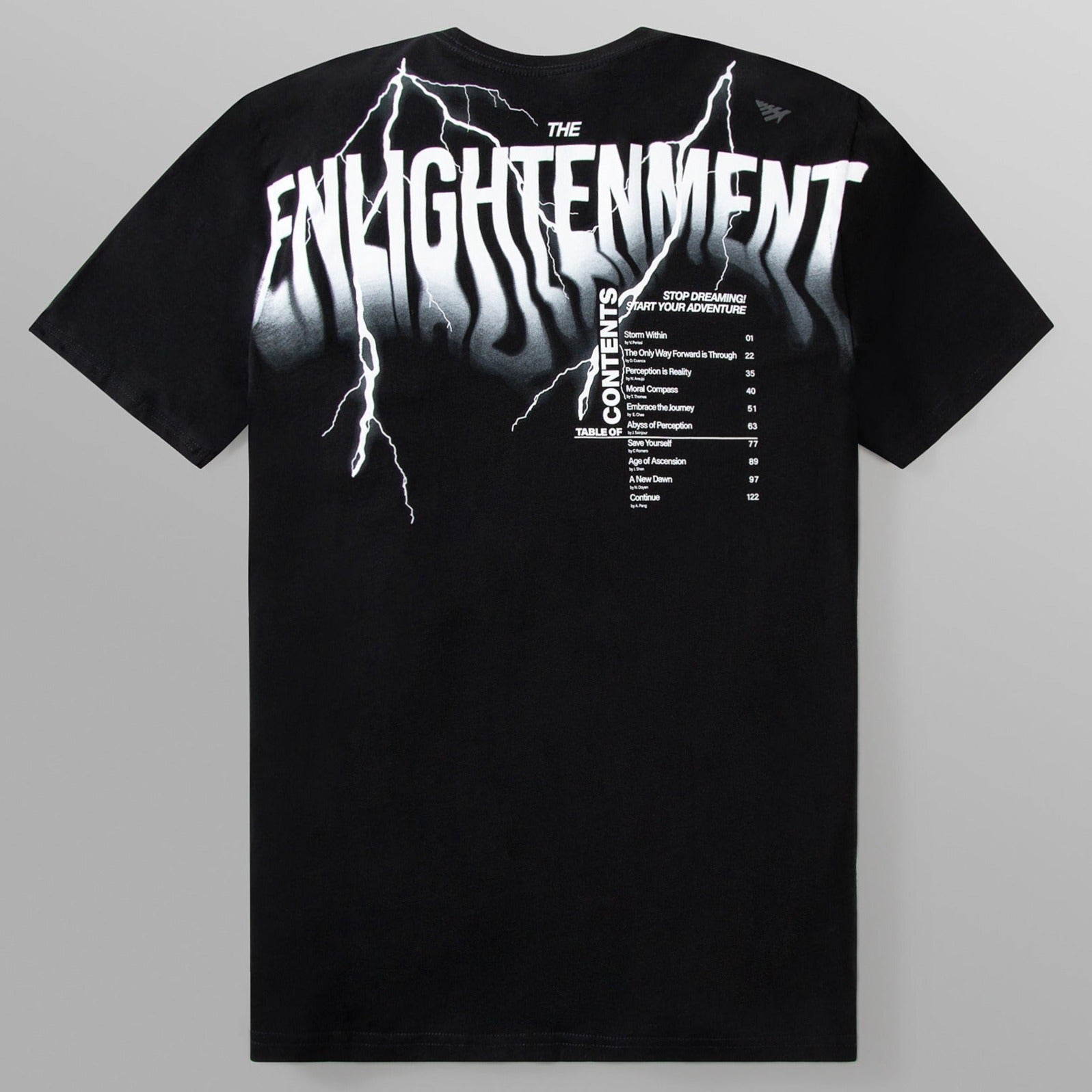 PAPER PLANE - ENLIGHTENED TEE - BLACK