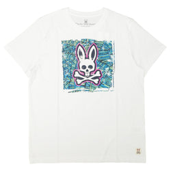 Psycho Bunny - Men's Belton Graphic Tee (white)