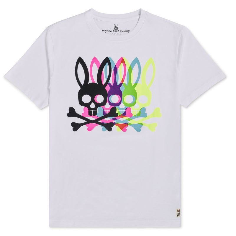 Psycho Bunny - Men's Bradley Graphic Tee (white)