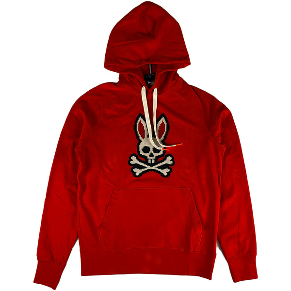 New, psycho bunny hoodie orange / hot L