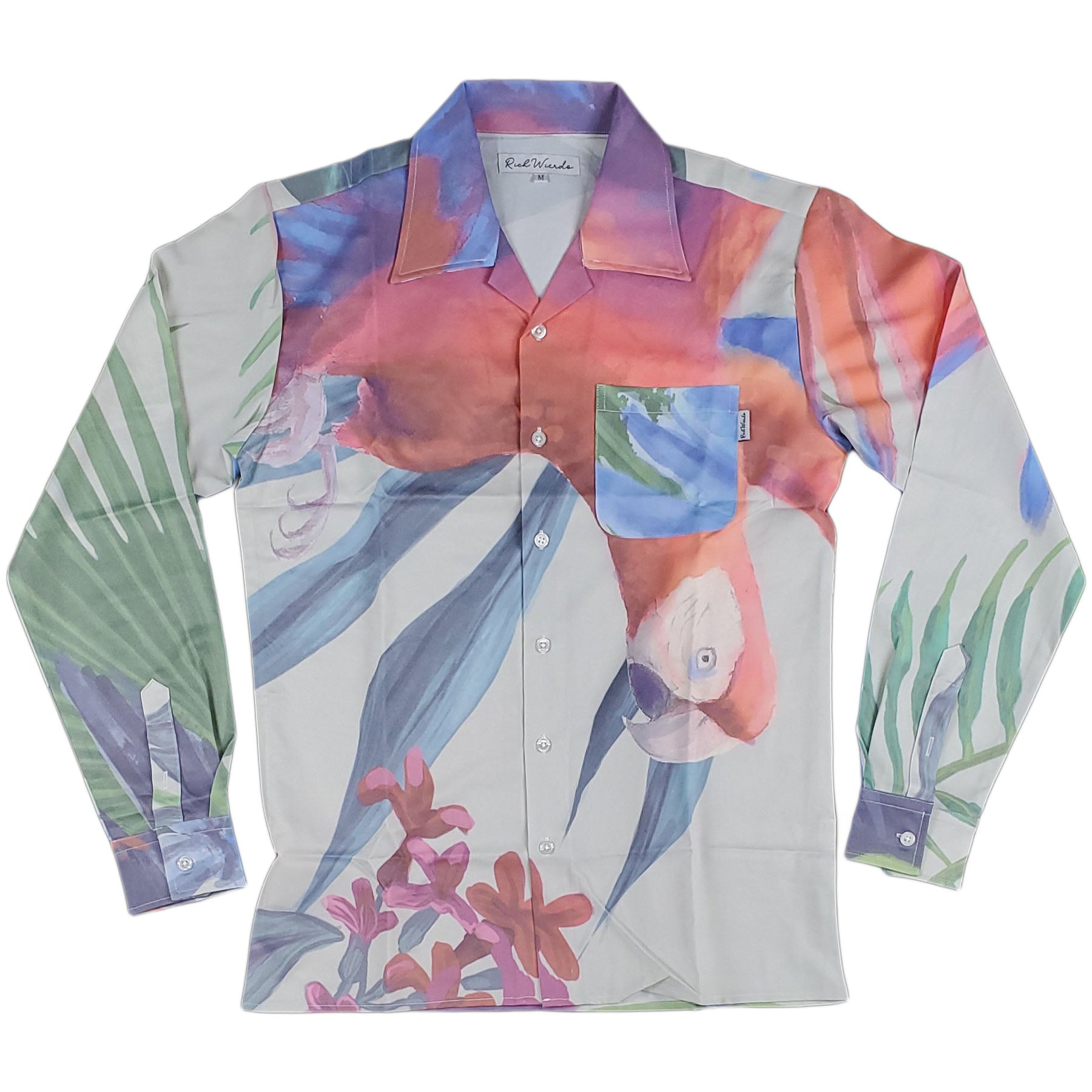 Rich Wierdo Silk Long Sleeve Button Up