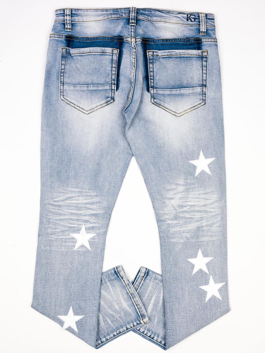 KILOGRAM - STAR PATCH LITE BLUE WASH