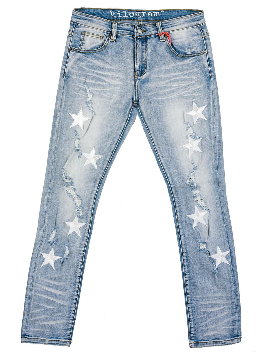 KILOGRAM - STAR PATCH LITE BLUE WASH
