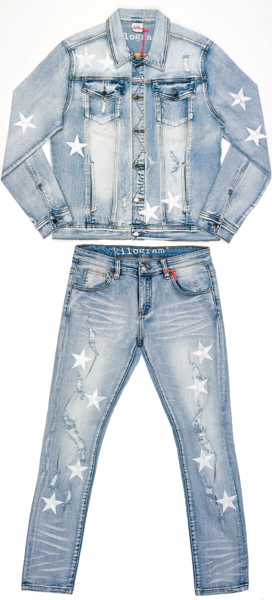 KILOGRAM - STAR PATCH LITE BLUE WASH