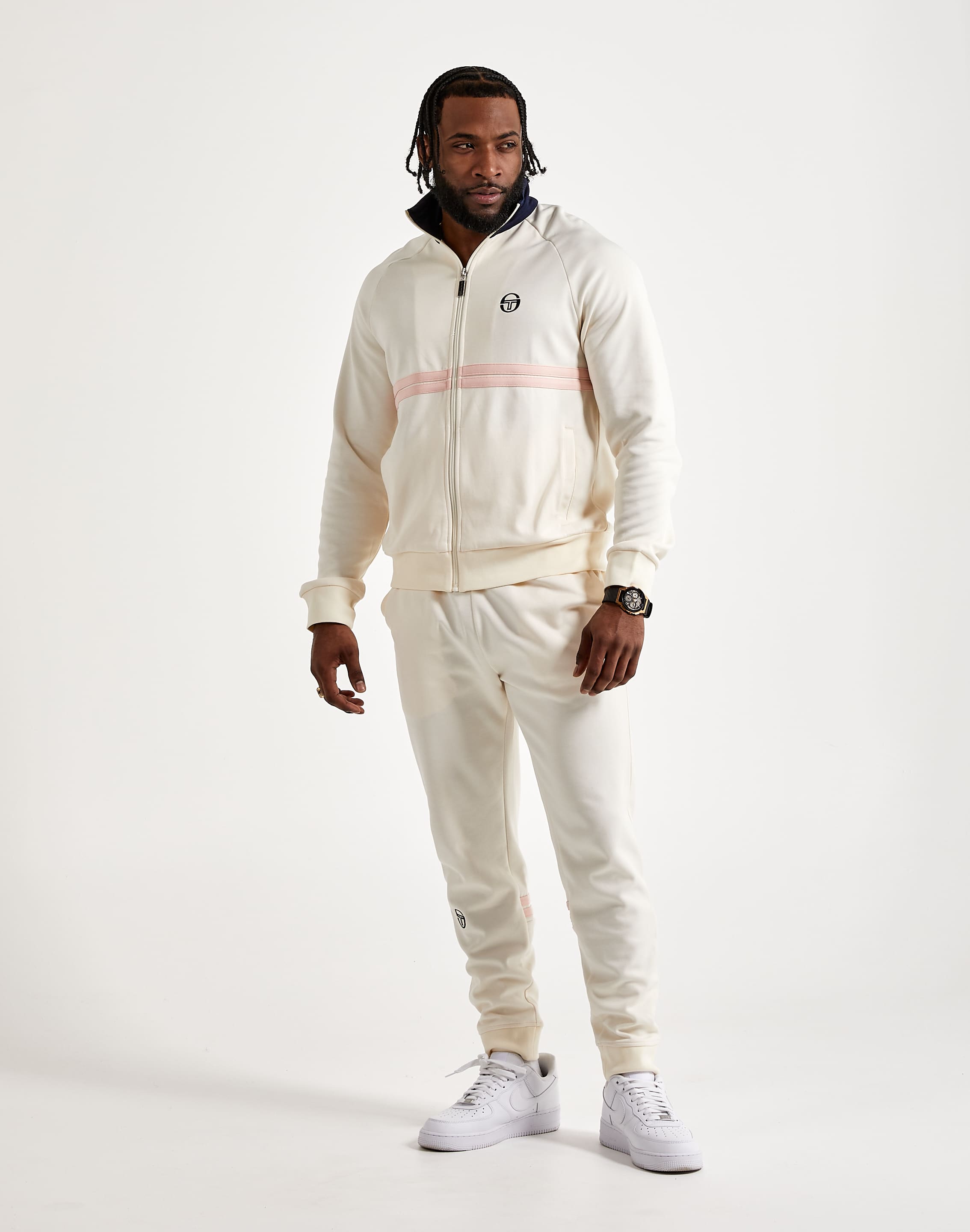 SERGIO TACCHINI - DALLAS TRACK JACKET AND JOGGER - GARDENIA