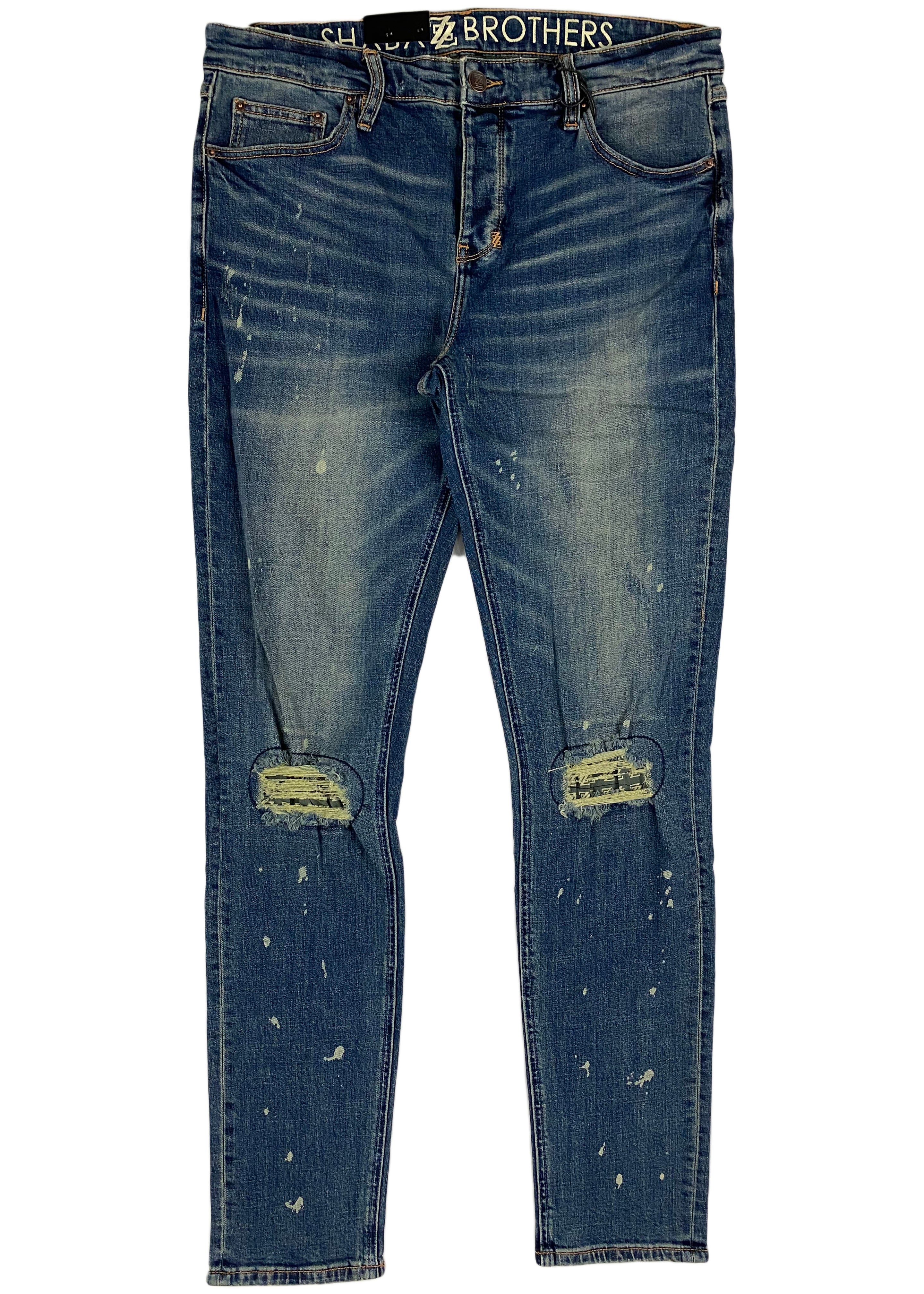 Shabazz Brothers - Monte Carlo Jean (medium indigo wash)